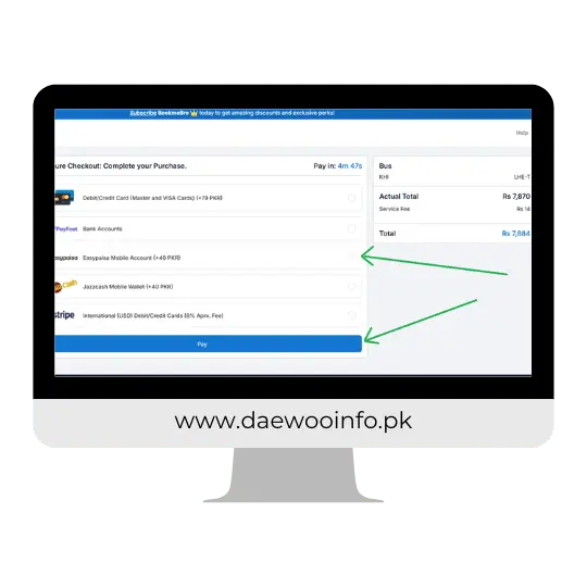 step7-make payment on bookme website and download your e-ticket
