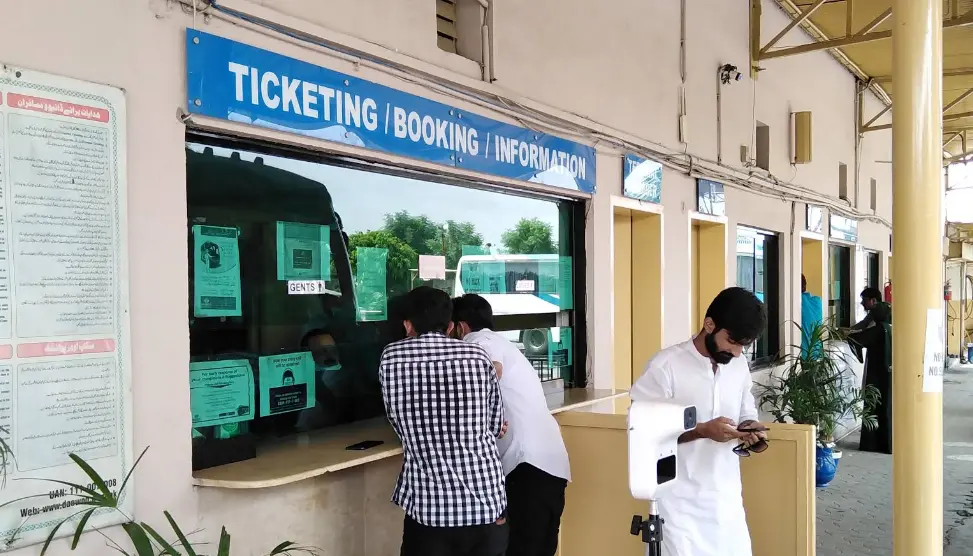 ticket counters