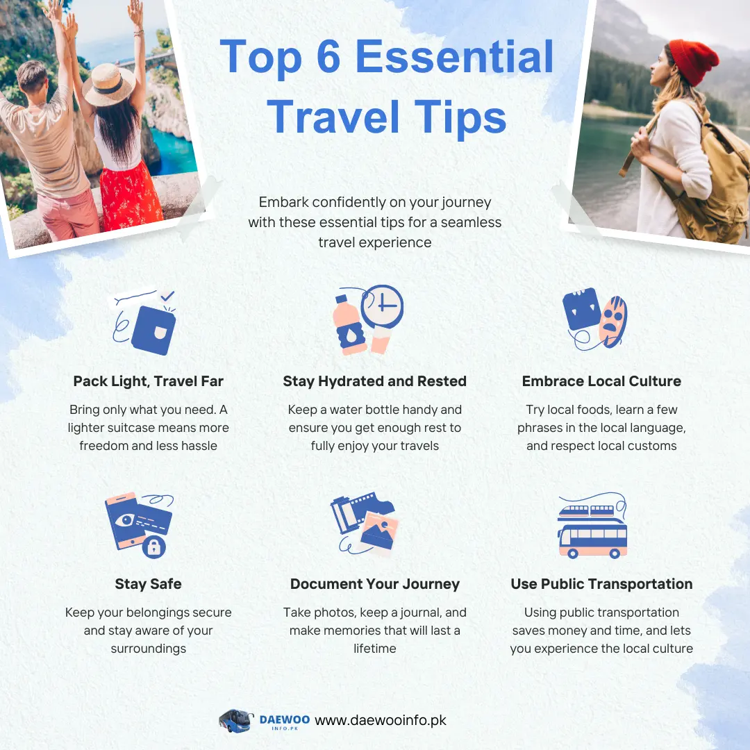 travel tips - infographic