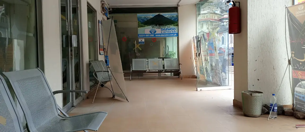 waiting area for passengers