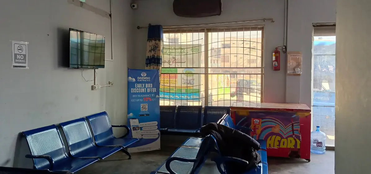 waiting area daweoo jhelum