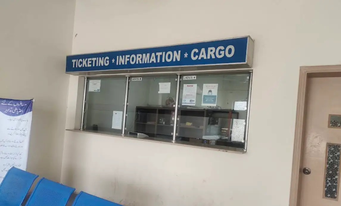 ticket booking and information counter