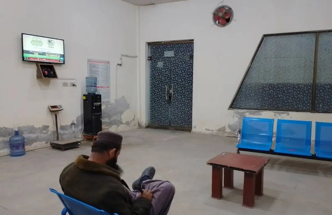 waiting area for passengers